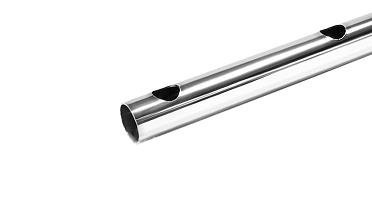 Труба AISI 304 25х1х6000, с перфорацией под  Ø16, 90°, GRIT 600 837-4 купить в Москве