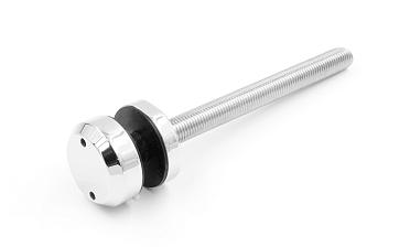 Комплект торцевого крепления несущего стекла, гайка-шайба Ø50х10х18 мм с внутренней резьбой М16(для оцинковки), полированный AISI 304, уценка k277-7-У купить в Москве