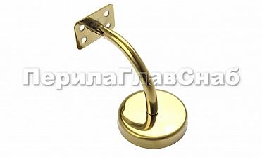 Пристенок с ложементом под плоскость,  сварной с крышкой, полированный, под золото (AISI 201) Фk386-88 купить в Москве