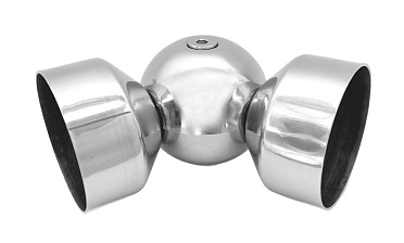 Поворот дер./пласт. поручня Ø49х0.8 мм, полированный, (AISI 201) k053-4 купить в Москве