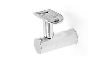 Держатель поручня к стойке Ø38.1 мм, с ложементом для трубы Ø50.8 мм полированный, литой (AISI 304) k243 купить в Москве