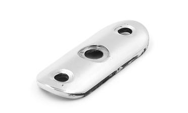 Лодочка (ложемент) под поручень Ø38,1 мм, литой, полированный, нержавеющая AISI 304 k046-38 купить в Москве