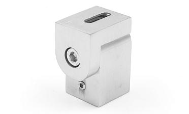 Держатель труба-стена, регулируемый, Ø19 мм, нерж., шлифованный t908 SSS купить в Москве