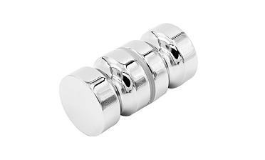 Дверная ручка «кноб», алюминий-хром, полированная t692 ALPC купить в Москве