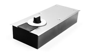 Доводчик для стеклянной двери напольный, шлифованный EN2 500 тыс.циклов  115 гр (дверь 700-900 мм , до 80 кг) t186-2 SSS купить в Москве