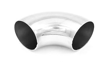 Отвод поручня под сварку Ø48.3х120х1.5 мм, 90°, полированный 600 Grit (AISI 304) k237-120 купить в Москве