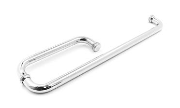 Дверная ручка-скоба 19х450х200 мм, полированная, AISI 304 t626-19 PSS купить в Москве