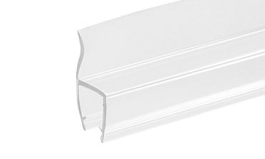 Уплотнитель для стекла в душевую кабину 8 мм, стекло-стекло 2200 мм жесткий ус t201 купить в Москве