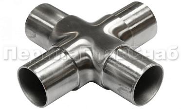 Соединение поручня Ø50.8 мм, крестовина (AISI 304) k361 купить в Москве