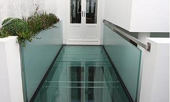 Двойное усиленное стеклянное перекрытие в Москве. Готовые проекты ПерилаГлавСнаб