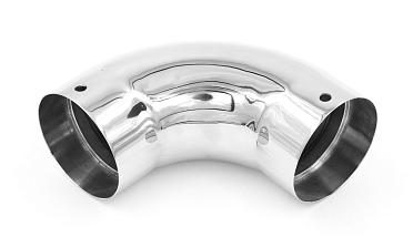 Поворот 90°, пластик./дер. поручня, (AISI 304) k259 купить в Москве