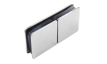 Коннектор для душевой кабины стекло-стекло 180° 45х45 мм латунь-хром, полированный 64 t724 PC купить в Москве