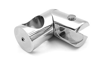 Держатель стекла сквозной боковой, для трубы 19 мм, полированный, t912 PSS купить в Москве