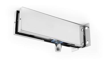 Фитинг на фрамугу с осью и монтажной пластиной, полированный t130 PSS купить в Москве