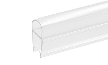 Уплотнитель для стекла 8мм, прозрачный, дверь-стекло 2,2 м. t212-2 купить в Москве