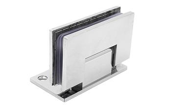 Петля для душевой кабины стена-стекло 90° 90х55 мм полированная t305-2 PSS купить в Москве