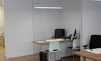 Стеклянные перегородки - вариант 8 в Москве. Готовые проекты ПерилаГлавСнаб