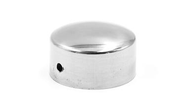 Заглушка под пластиковый (деревянный) поручень Ø49х0.4 мм полированная (AISI 304) k083 купить в Москве