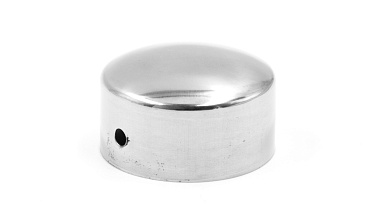 Заглушка под пластиковый (деревянный) поручень Ø49х0.4 мм полированная (AISI 304) k083 купить в Москве