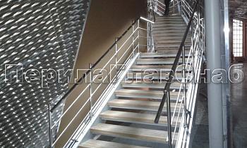 Нержавеющие перила и ограждения с подсветкой в Москве. Готовые проекты ПерилаГлавСнаб