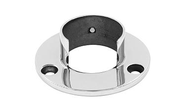 Фланец для трубы с пазом Ø42.4 мм, литой, полированный, (AISI 316) k231 купить в Москве