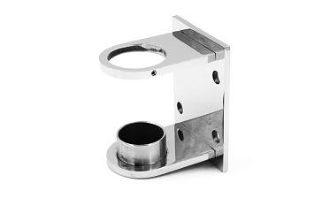 Боковой крепеж С-пластина стакан для Ø38.1 мм, (AISI 201) k339-3 купить в Москве