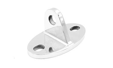 Крепление ванты(тяги) козырька к стене (AISI316), литое, полированное k658-16 купить в Москве