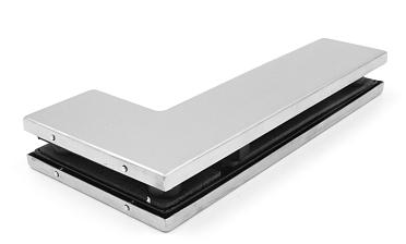 Фитинг угловой соединительный с ответной частью под замок без ограничителя, шлифованный, вырез 02 t142-3 SSS купить в Москве