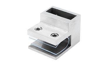 Коннектор торцевой труба-стекло, для трубы 30х10, шлиф t467 SSS купить в Москве