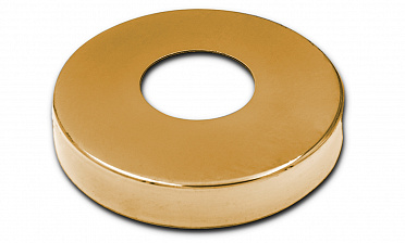 Низ стойки Ø38.1 мм, S=0.8 мм, 100х18 мм, золото k201-88 купить в Москве