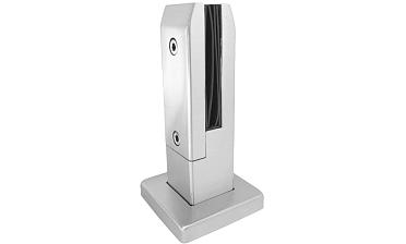 Стеклодержатель литой напольный, плоский 50х50х190 мм, шлифованный (AISI 304) Фk275-2 купить в Москве