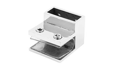 Коннектор торцевой труба-стекло, для трубы 30х10, полированный t467 PSS купить в Москве