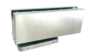 Фитинг нижний со встроенным доводчиком для стеклянной двери до 80 кг, шлифованный t185-2 SSS   купить в Москве