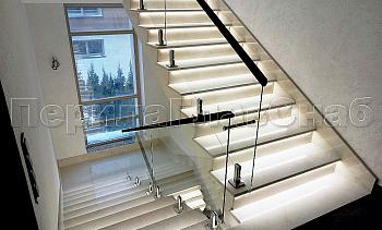 Ограждения лестничных маршей в Москве. Готовые проекты ПерилаГлавСнаб