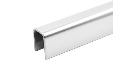 Профиль П-образный, L=2000 мм, t=1.5 мм, для стекла 10 мм, полир. (AISI 304) Ф-1146 купить в Москве