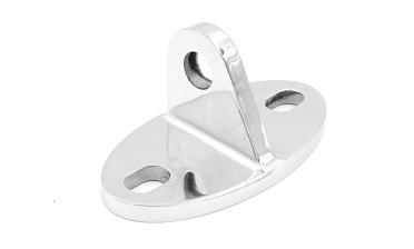 Крепление ванты(тяги) козырька к стене (AISI304), литое, полированное k658 купить в Москве