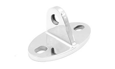 Крепление ванты(тяги) козырька к стене (AISI304), литое, полированное k658 купить в Москве