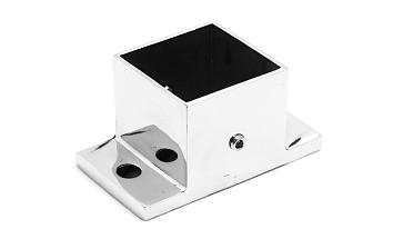 Фланец для трубы 40х40, укороченный, полированный, литой AISI 304 k553 купить в Москве