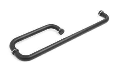 Дверная ручка 19х450х200 мм, черная, aisi 304 t626 BL купить в Москве