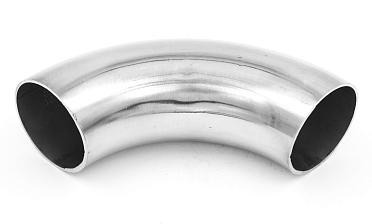 Длинный отвод поручня под сварку Ø50.8х180х1.5 мм, длина 180 мм, полированный 400 Grit, (aisi 304) k021-11 купить в Москве