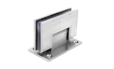 Петля для душевой кабины стена-стекло 90° 90х55 мм AISI 304 шлифованная t301-2 SSS купить в Москве