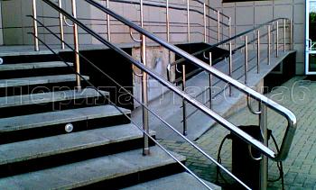 Ограждение пандуса для инвалидов в Москве. Готовые проекты ПерилаГлавСнаб