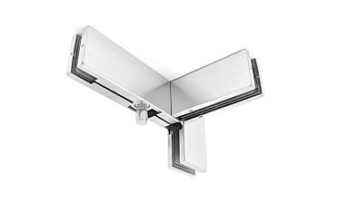 Фитинг угловой с осью и ребром жесткости, правый, шлифованный t141R SSS купить в Москве