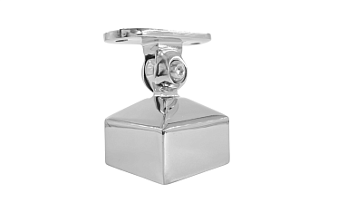 Наконечник 40х40 мм внешний полированный, с ложе под ПЛОСКОСТЬ, литой, регулируемый, облегченный, AISI 304, k239-5-NEW купить в Москве