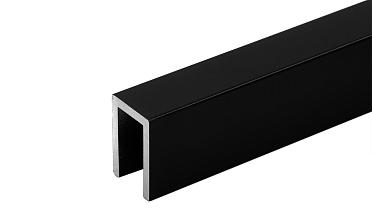 П-образный профиль 19x13, L=2200, алюминий ,черный, уценка t756 BL-У купить в Москве