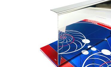 Лицевая накладка из полированной нержавейки на профиль т100 20,3х101мм длина 2 м т100-13  купить в Москве