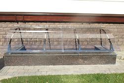 Козырьки и навесы на металлокаркасе в Москве. Готовые проекты ПерилаГлавСнаб - фото 8