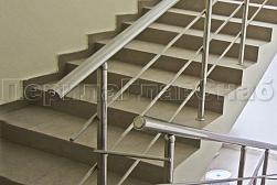 Ограждения из нержавеющей стали с тремя ригелями в Москве. Готовые проекты ПерилаГлавСнаб - фото 16