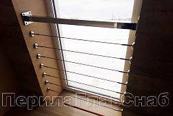 Ограждение на окна из нержавеющей стали в Москве. Готовые проекты ПерилаГлавСнаб - фото 16