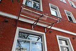 Козырьки и навесы на металлокаркасе в Москве. Готовые проекты ПерилаГлавСнаб - фото 18